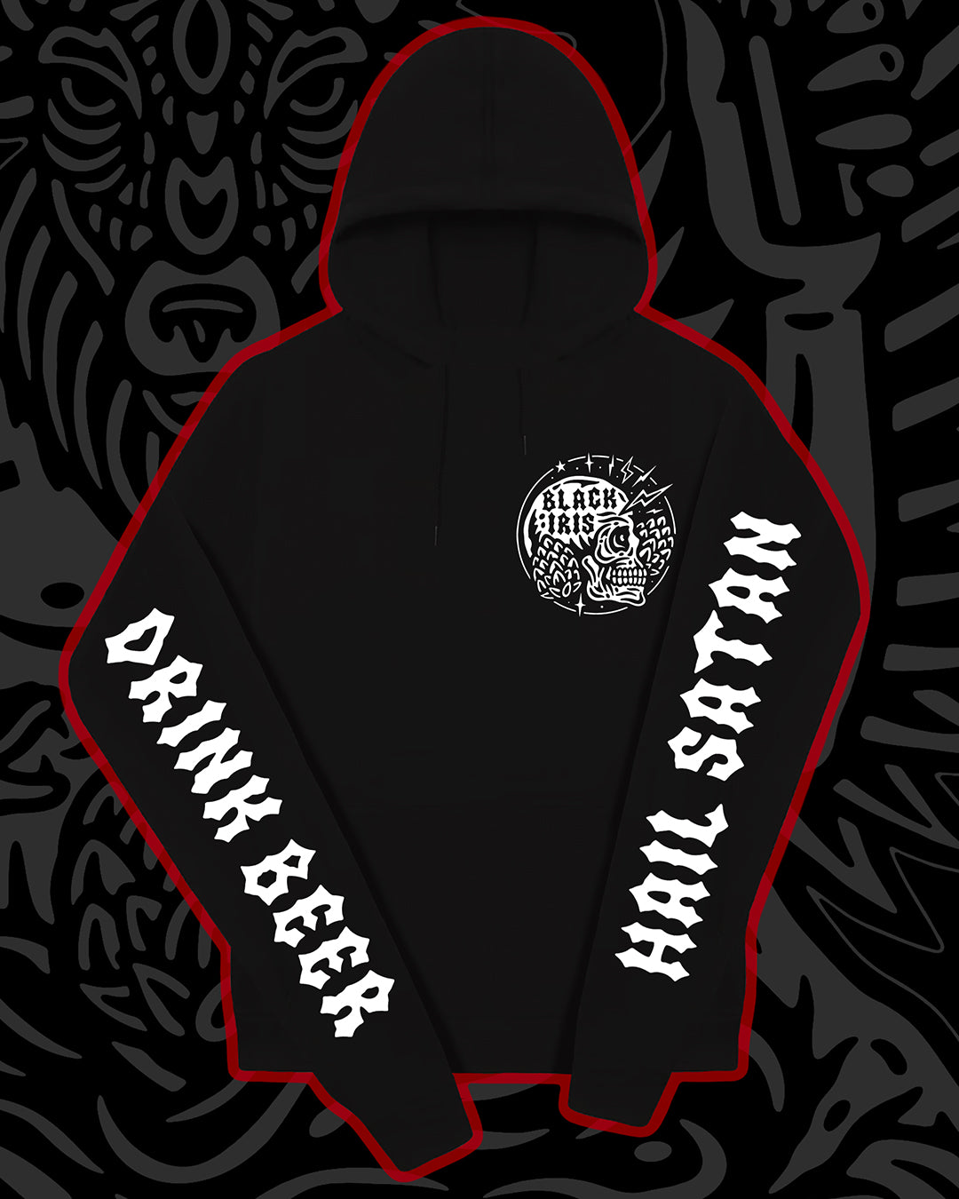 Black Iris Hoodie