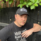 Black Iris Embroidered Baseball Cap