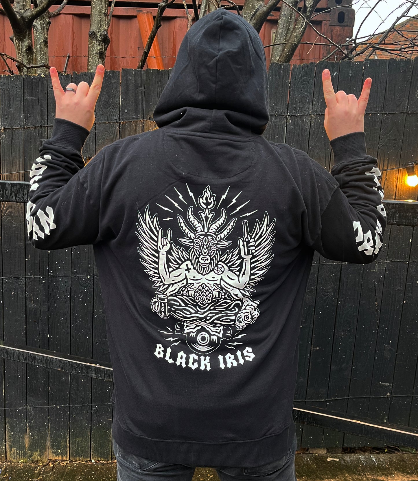 Black Iris Hoodie