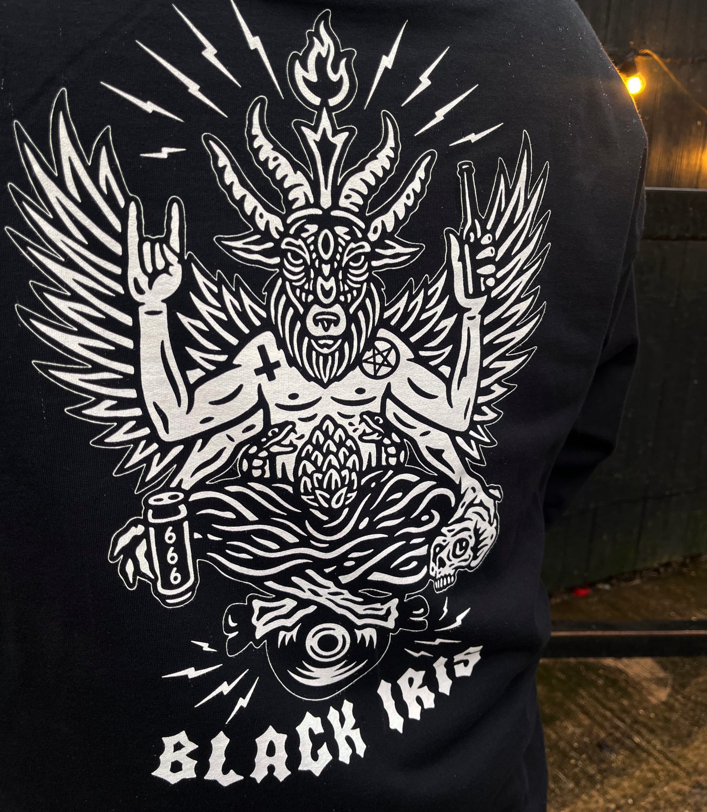Black Iris Hoodie