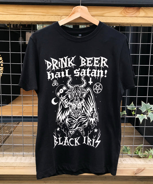 Drink Beer Hail Satan - T-Shirt